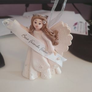 Best friends Angel ornament